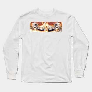 Universal reversal [ Elec-Trick Orange version ] Digital Fantasy Figure Illustration Long Sleeve T-Shirt